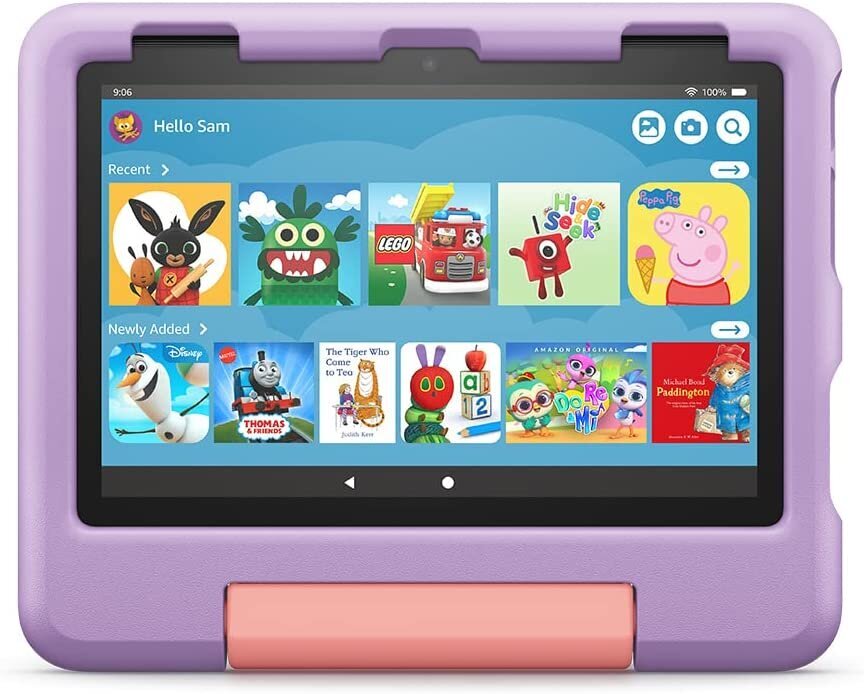 Plančetinis kompiuteris Amazon Fire HD 8 Kids 32gb Violet цена и информация | Planšetiniai kompiuteriai | pigu.lt