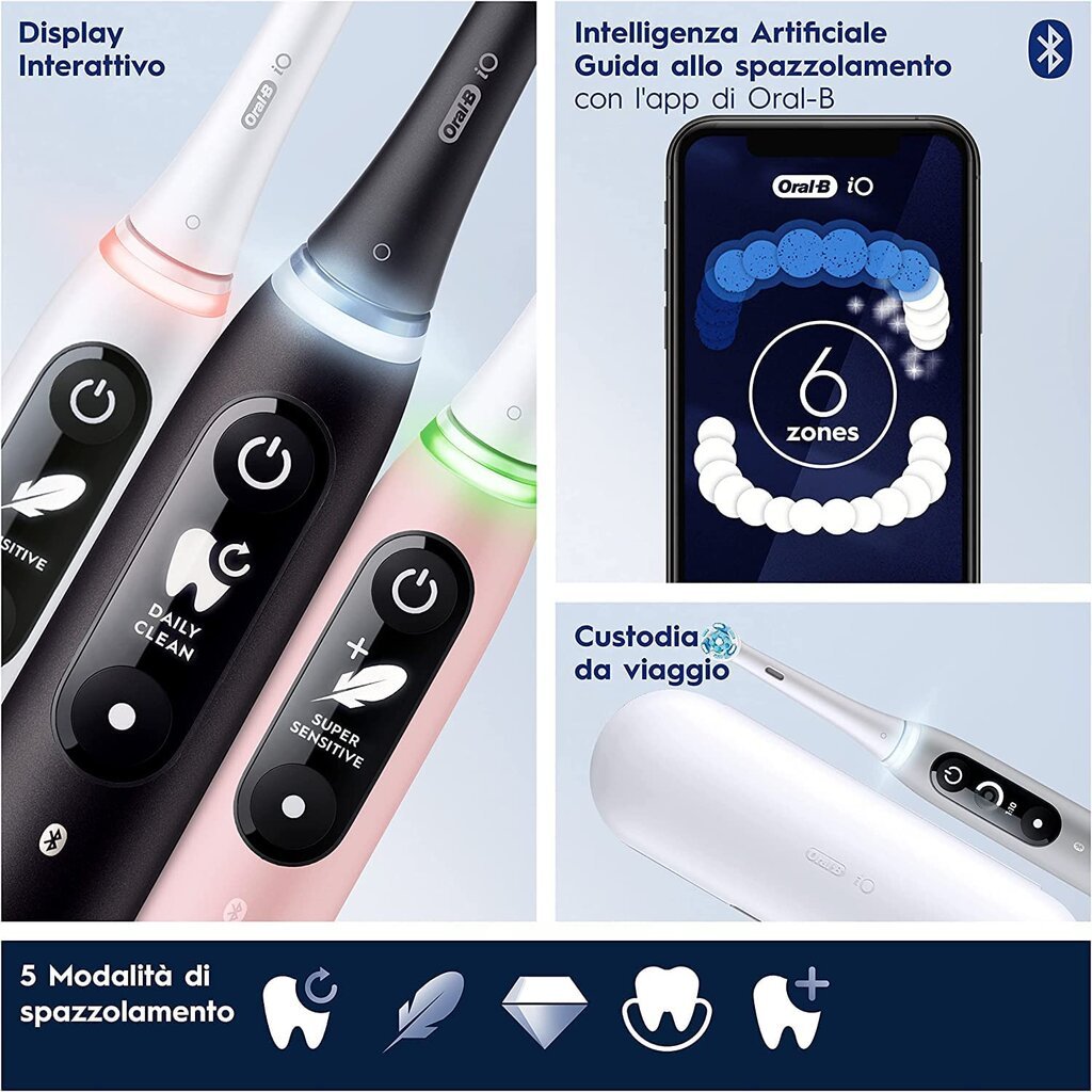 Elektrinis dantų šepetėlis Oral-B series iO6n цена и информация | Elektriniai dantų šepetėliai | pigu.lt