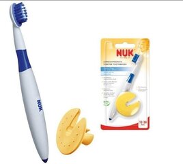 Nuk Первая зубная щетка с защитным кольцом (12-36 мес.) цена и информация | NUK Для ухода за младенцем | pigu.lt