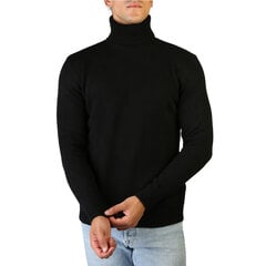 100% kašmyro megztinis vyrams T-NECK-M_500, juodas kaina ir informacija | Megztiniai vyrams | pigu.lt