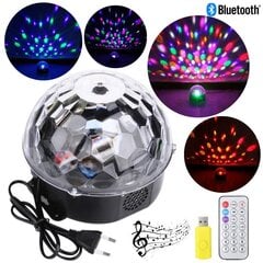 LED Disco rutulys, MP3 grotuvas, Bluetooth kaina ir informacija | Dekoracijos šventėms | pigu.lt