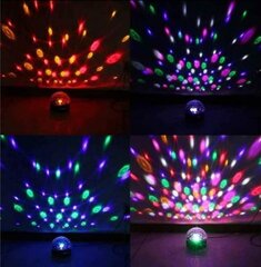 LED Disco rutulys, MP3 grotuvas, Bluetooth kaina ir informacija | Dekoracijos šventėms | pigu.lt