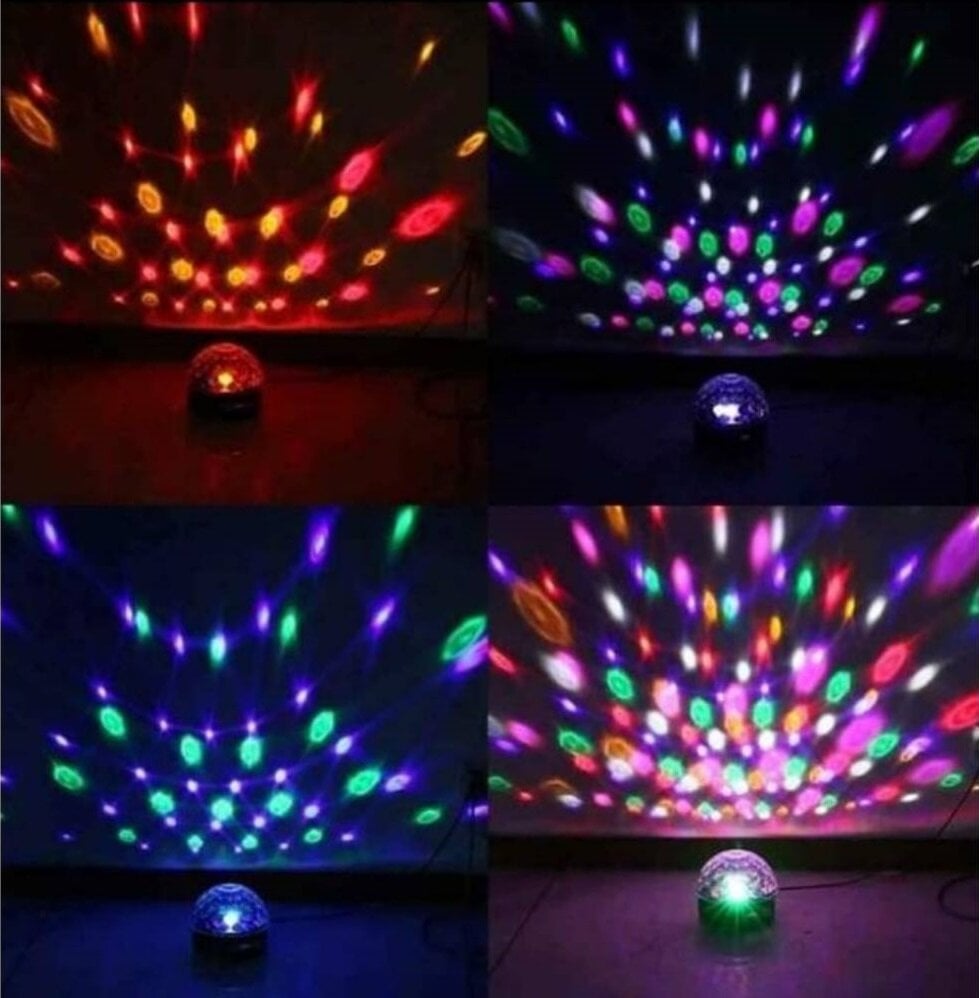 LED Disco rutulys, MP3 grotuvas, Bluetooth kaina ir informacija | Dekoracijos šventėms | pigu.lt