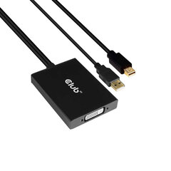 CLUB 3D CAC-1130 MiniDisplayPort 1.2a to Dual Link DVI-D Active Adapter цена и информация | Адаптеры, USB-разветвители | pigu.lt