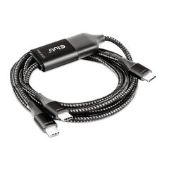 CLUB 3D CAC-1527 USB Type-C, Y charging cable to 2x USB Type-C max. 100W, 1.83m цена и информация | Адаптеры, USB-разветвители | pigu.lt