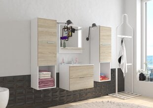 Комплект для ванной комнаты ADRK Furniture, коричневый цена и информация | ADRK Furniture Мебель для ванной | pigu.lt
