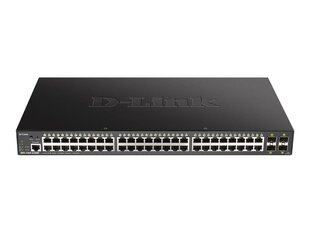 D-LINK 52-Port Smart PoE+ Switch 4x 10G kaina ir informacija | Komutatoriai (Switch) | pigu.lt