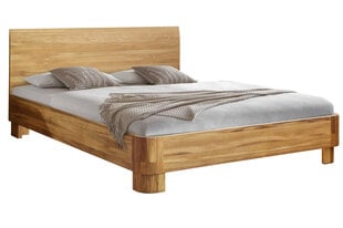 Кровать Furniteco Korsa 1600x2000 (дуб, натуральное паркетное масло) цена и информация | Кровати | pigu.lt