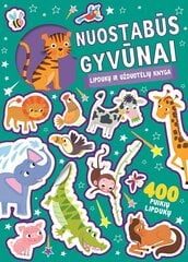 Nuostabūs gyvūnai. Lipdukų ir užduotėlių knyga цена и информация | Книги для детей | pigu.lt