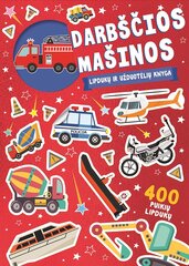 Darbščios mašinos. Lipdukų ir užduotėlių knyga цена и информация | Книги для детей | pigu.lt