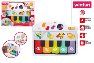Muzikinis žaislas minkštas pianinas kaina ir informacija | Žaislai kūdikiams | pigu.lt