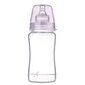 Stiklinis buteliukas Lovi Diamond glass Baby Shower girl, 250 ml kaina ir informacija | Buteliukai kūdikiams ir jų priedai | pigu.lt