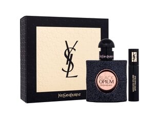 Rinkinys moterims Yves Saint Laurent Black Opium: EDP, 30 ml + mini blakstienų tušas, 2 ml kaina ir informacija | Yves Saint Laurent Kvepalai, kosmetika | pigu.lt