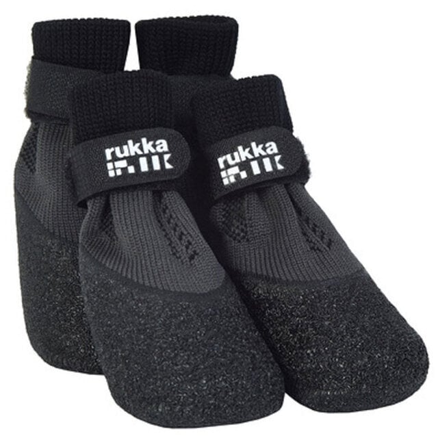 Batai - kojinės šunims Rukka Pet Socks, įvairių dydžių, juodi цена и информация | Drabužiai šunims | pigu.lt