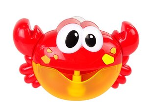 Lean toys Vonios žaislas muilo burbulų generatorius Raudonasis krabas kaina ir informacija | Žaislai kūdikiams | pigu.lt
