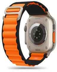 Tech-Protect watch strap Nylon Pro Apple Watch 42/44/45/49mm, black/orange цена и информация | Аксессуары для смарт-часов и браслетов | pigu.lt