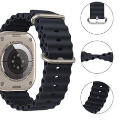 Tech-Protect watch strap Nylon Pro Apple Watch 42/44/45/49mm, black цена и информация | Аксессуары для смарт-часов и браслетов | pigu.lt