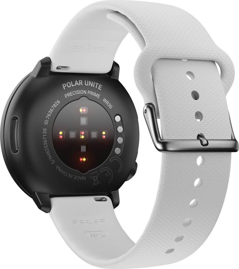 Polar Unite S-L T White kaina ir informacija | Išmaniosios apyrankės (fitness tracker) | pigu.lt