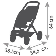 Lėlių vežimėlis dvyniams, Maxi Cosi Quinny, Smoby kaina ir informacija | Žaislai mergaitėms | pigu.lt