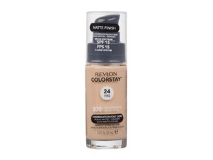 Makiažo pagrindas mišriai ir riebiai odai Revlon ColorStay™ Makeup SPF15 30 ml kaina ir informacija | Makiažo pagrindai, pudros | pigu.lt