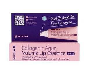 Putlinantis lūpas balzamas Mizon Collagenic Aqua Volume Lip Essence SPF 15 su kolagenu, 10 ml цена и информация | Помады, бальзамы, блеск для губ | pigu.lt