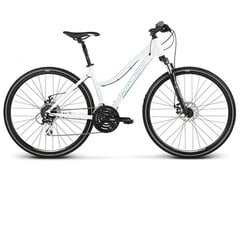 Dviratis Kross Evado 4.0, baltas цена и информация | Велосипеды | pigu.lt