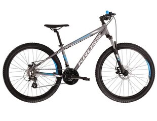Kalnų dviratis Kross 27", pilkas kaina ir informacija | Dviračiai | pigu.lt