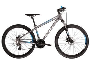 Kalnų dviratis Hexagon 21", pilkas kaina ir informacija | Dviračiai | pigu.lt