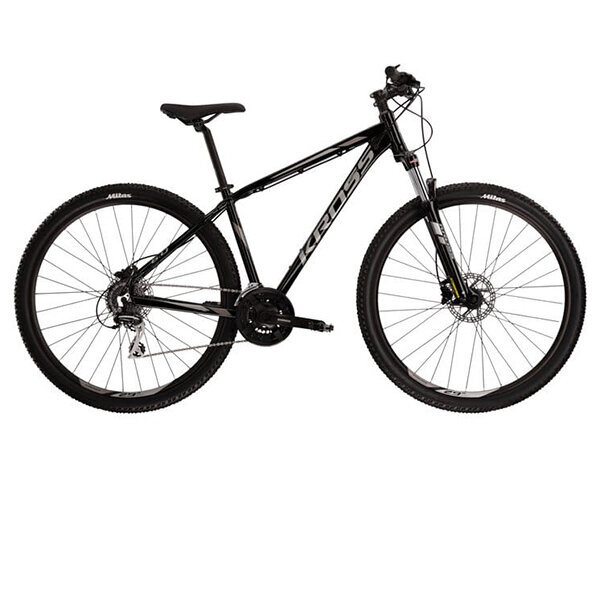 Kalnų dviratis Kross 27,5", juodas цена и информация | Dviračiai | pigu.lt