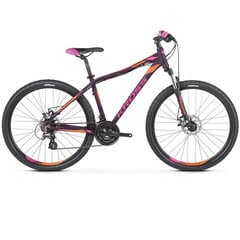 Kalnų dviratis Kross 27.5", juodas kaina ir informacija | Dviračiai | pigu.lt