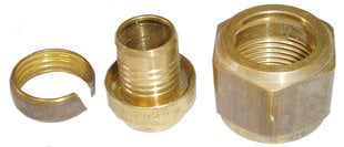 Eurokonusas 92129 20x3/4 bronz. kaina ir informacija | Santechnikos jungtys, ventiliai | pigu.lt