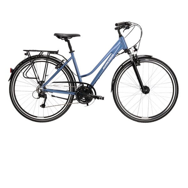 Kalnų dviratis Kross 28'', mėlynas kaina ir informacija | Dviračiai | pigu.lt