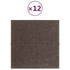 Sienų plokštės Taupe, 12 vnt., 30x30 cm., 1,08m² kaina ir informacija | Lubų, sienų dekoro elementai | pigu.lt