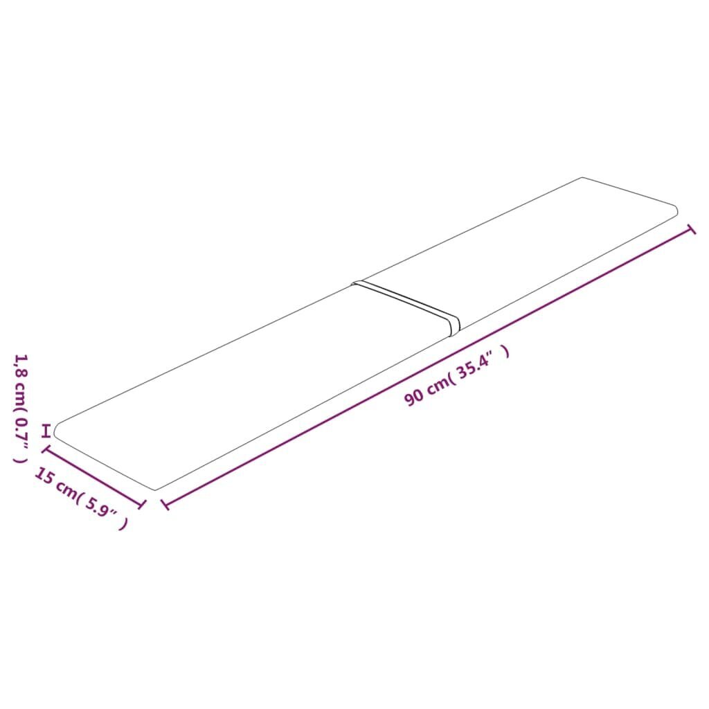 Sienų plokštės 90x15 cm., 12 vnt., 1,62m² kaina ir informacija |  Lubų, sienų dekoro elementai | pigu.lt