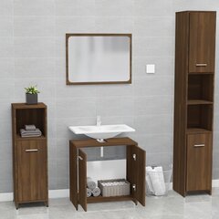 Vonios baldų komplektas, tamsiai rudas цена и информация | Комплекты в ванную | pigu.lt