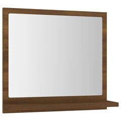 Vonios veidrodis, rudas ąžuolo, 40x10,5x37cm, mediena kaina ir informacija | Spintelės prie lovos | pigu.lt