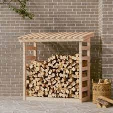 Stovas malkoms, 108x64,5x110cm, pušies medienos masyvas kaina ir informacija | Sodo nameliai, malkinės, pastogės | pigu.lt