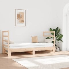 Ištraukiama lova, 2x(90x190)cm, pušies medienos masyvas цена и информация | Кровати | pigu.lt