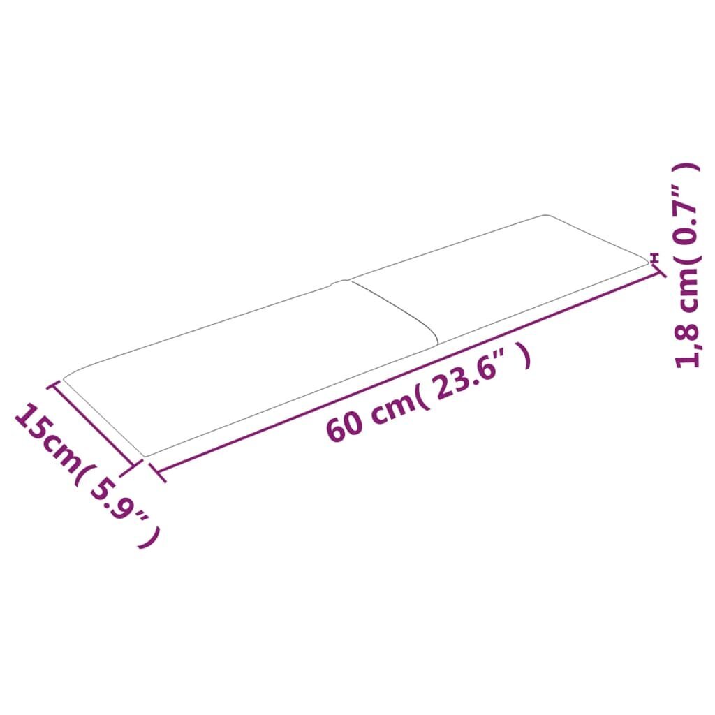 Sienų plokštės 60x15 cm., 12 vnt., 1,08m² цена и информация |  Lubų, sienų dekoro elementai | pigu.lt