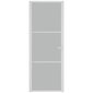 Matinio stiklo ir aliuminio vidaus durys, baltos, 76 x 201,5 cm. kaina ir informacija | Vidaus durys | pigu.lt