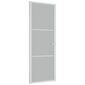 Matinio stiklo ir aliuminio vidaus durys, baltos, 76 x 201,5 cm. kaina ir informacija | Vidaus durys | pigu.lt