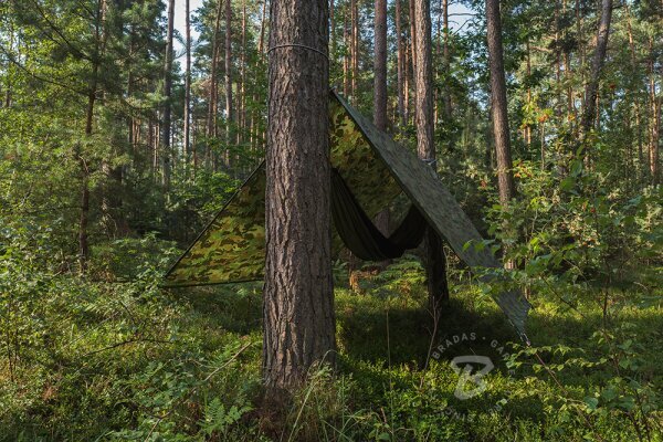 Kamufliažinis lauko tentas Bradas CAMOforest 1,5x2,4 m, 90 g/m² kaina ir informacija | Sodo įrankiai | pigu.lt