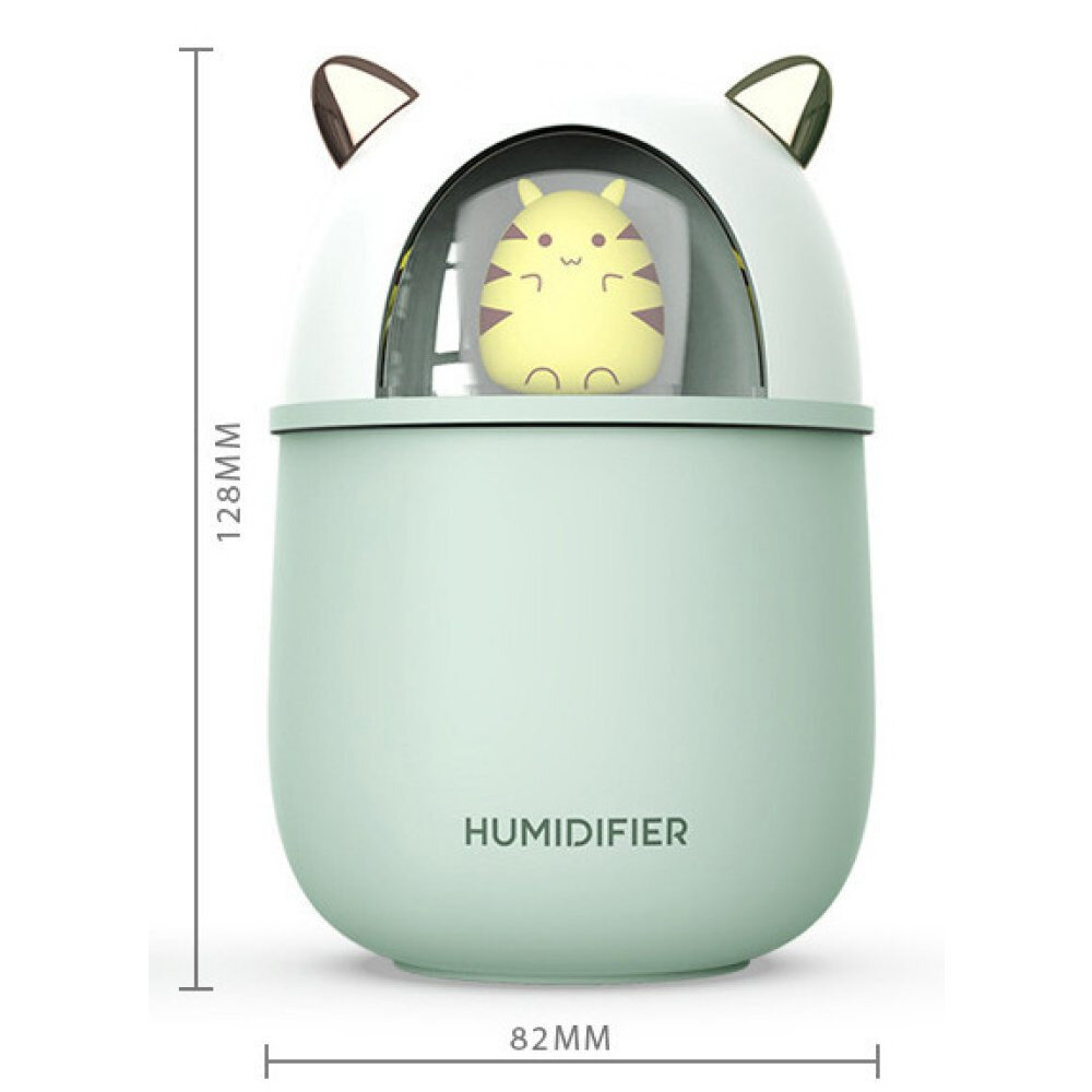 Vaikiškas Oro drėkintuvas- garintuvas Humidifier žalias A108 kaina ir informacija | Oro drėkintuvai | pigu.lt