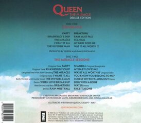 2CD Queen «The Miracle» цена и информация | Виниловые пластинки, CD, DVD | pigu.lt