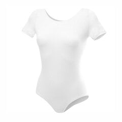 Bodis trumpomis rankovėmis, baltas kaina ir informacija | Marškinėliai mergaitėms | pigu.lt