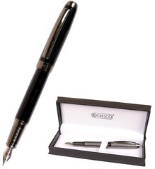 Перьевая ручка SYMPHONY, Cresco, черное перо. тело, в подарочной упаковке цена и информация | Письменные принадлежности | pigu.lt