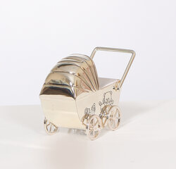 Taupyklė "Kūdikio vežimėlis" цена и информация | Другие оригинальные подарки | pigu.lt