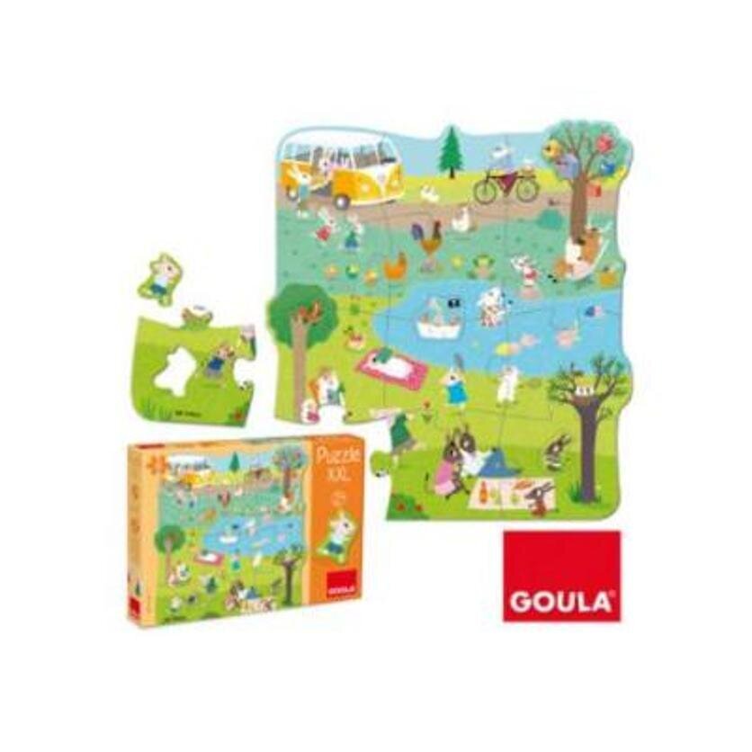 Dėlionė Goula, Viena diena lauke, 16d., 53427 kaina ir informacija | Dėlionės (puzzle) | pigu.lt