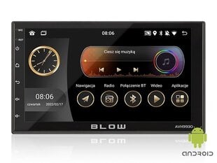 Радиоприемник BLOW AVH-9930 2DIN 7" GPS Android 11 цена и информация | Автомагнитолы, мультимедиа | pigu.lt