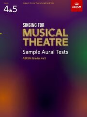 Singing for Musical Theatre Sample Aural Tests, ABRSM Grades 4 & 5, from 2020: Abrsm 2020 - Tests kaina ir informacija | Knygos apie meną | pigu.lt